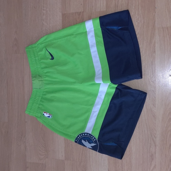 Nike NBA Minnesota Timberwolves Team Issued Authentic Shorts Green Size 34 M - www.ifempower.eu